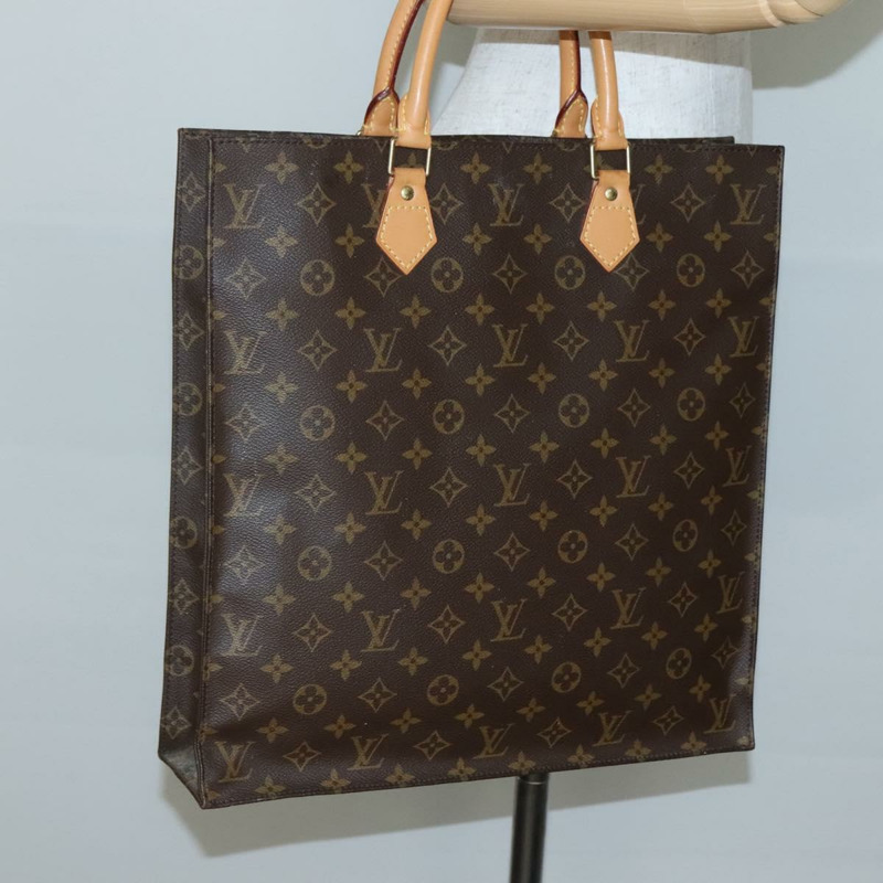 【日本直送】路易威登 Monogram Sac Plat 手提包 M51140 LV 正品 142231-18