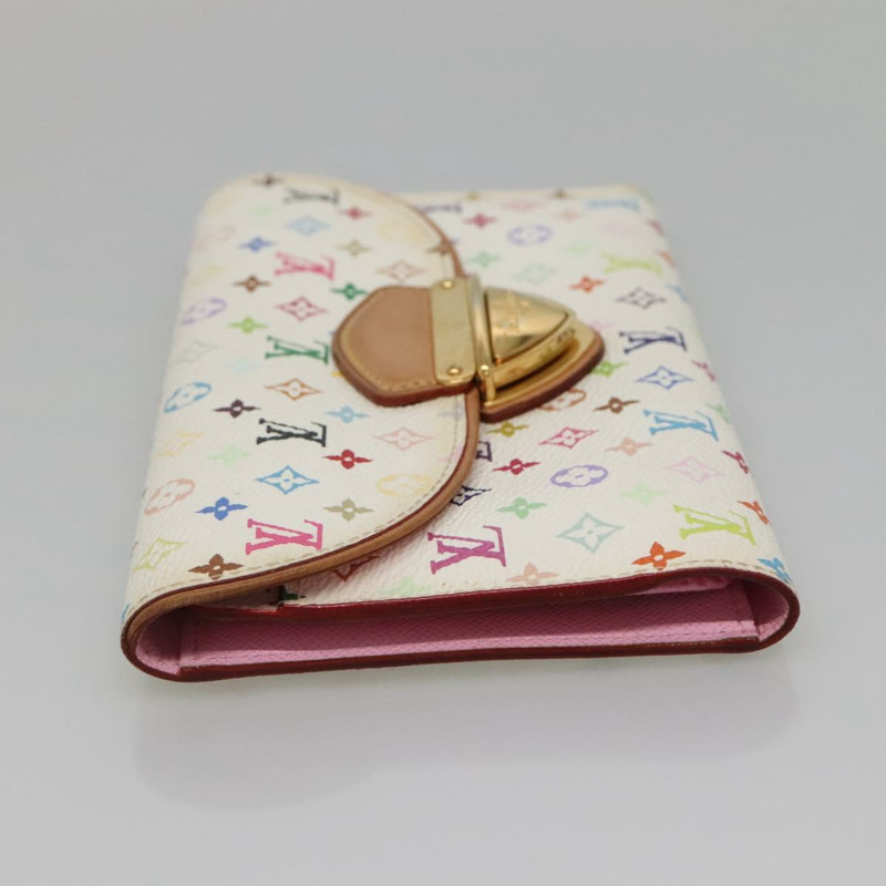 【日本直送】路易威登 Multicolor Portefeuille Eugenie 錢包 白色 M60053 LV Auth 142358-2