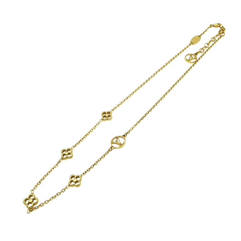 金色 原花鍍金 項鍊【LOUIS VUITTON 路易威登】-2