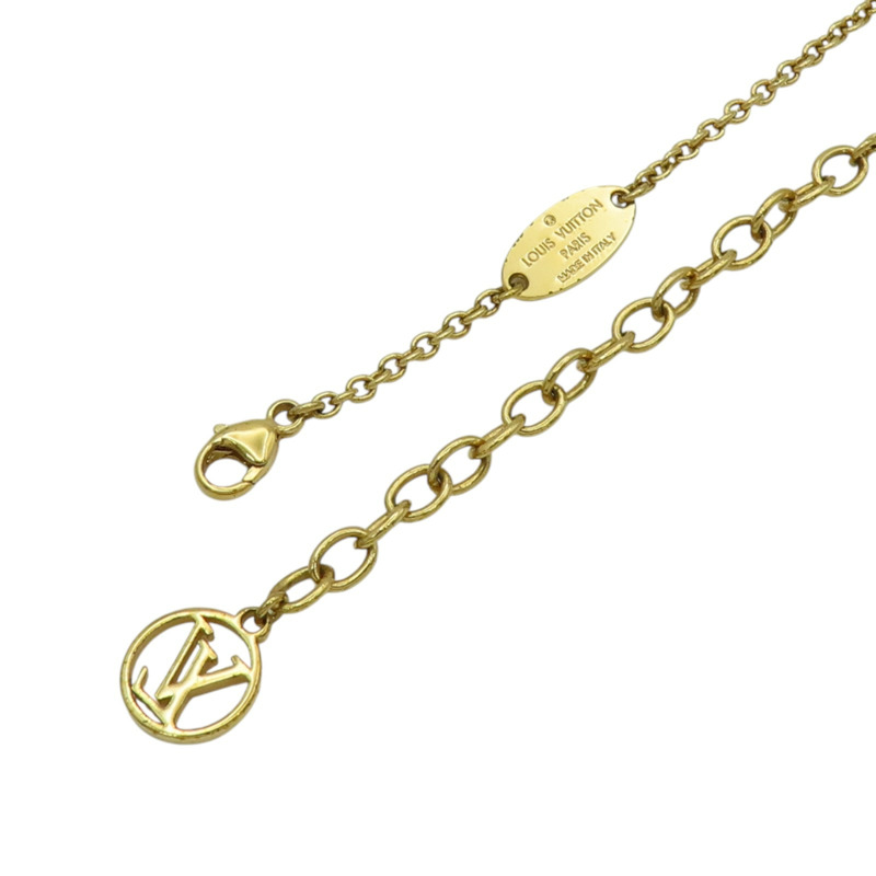 金色 原花鍍金 項鍊【LOUIS VUITTON 路易威登】-3