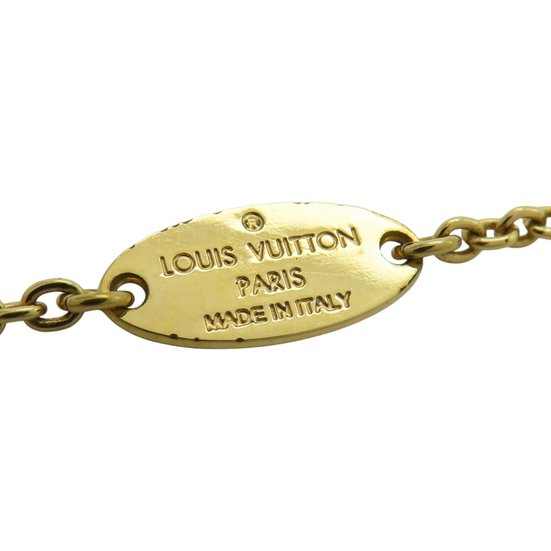 金色 原花鍍金 項鍊【LOUIS VUITTON 路易威登】-4