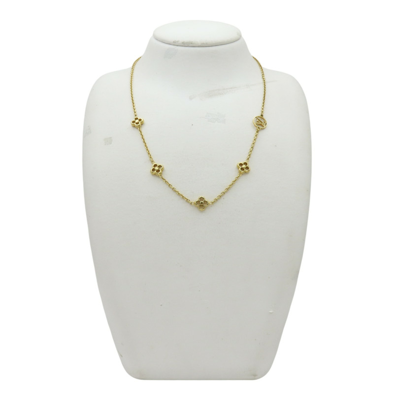 金色 原花鍍金 項鍊【LOUIS VUITTON 路易威登】-10