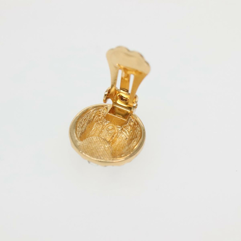 【日本直送】Christian Dior 耳環 金屬 金色 黑色 正品 142050-3