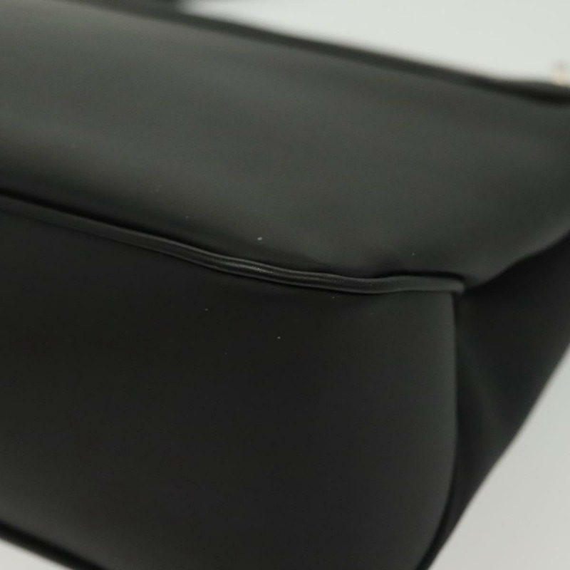 【日本直送】Salvatore Ferragamo Vala 單肩包，黑色銀色皮革，正品編號 141973-16