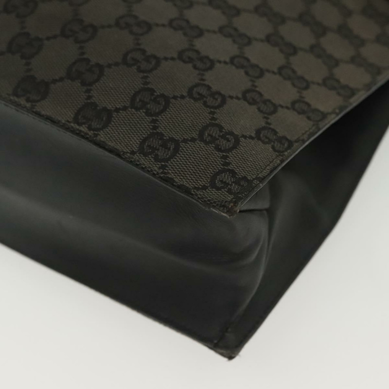 【日本直送】GUCCI GG帆布托特包 黑色 銀色 002 1053 正品 142008-14