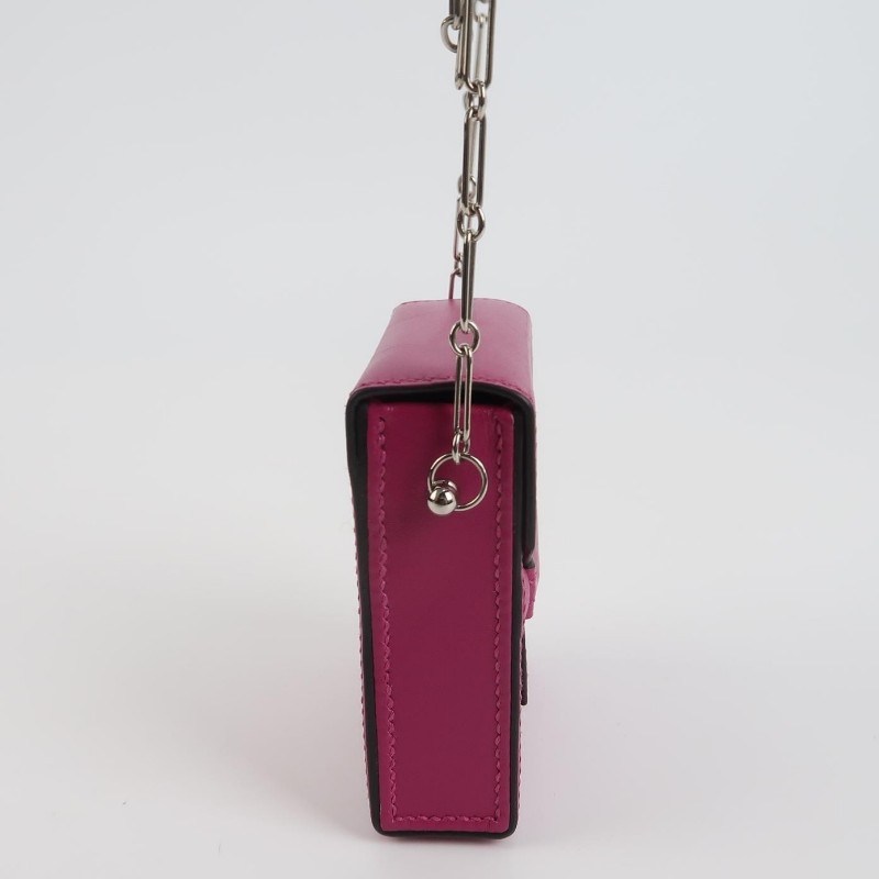 Hermes 純色斜挎包Swift牛皮銀扣L3玫瑰紫A 刻-3