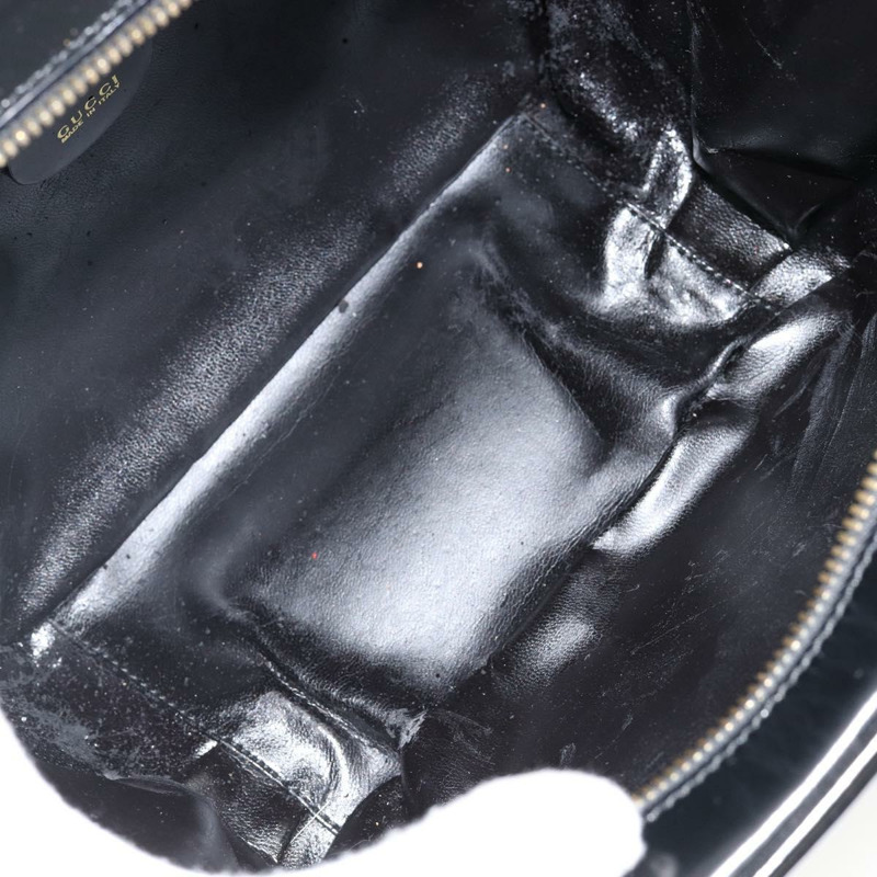 【日本直送】GUCCI 竹節手提包 琺瑯黑金 000 3270 0323 正品 SW1517-9