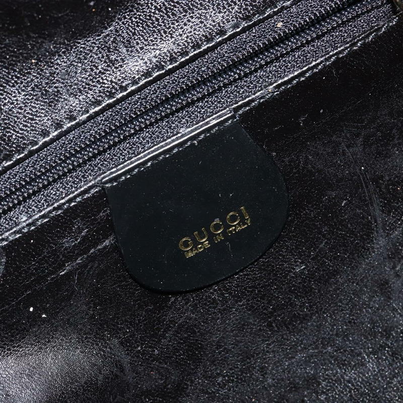 【日本直送】GUCCI 竹節手提包 琺瑯黑金 000 3270 0323 正品 SW1517-17