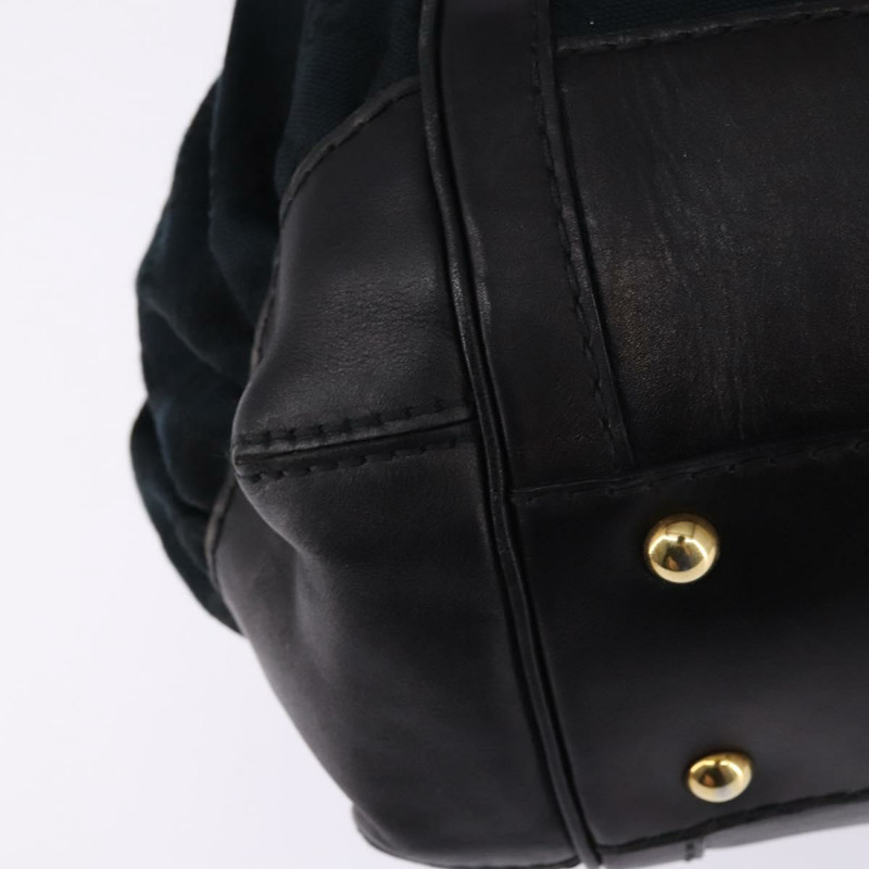 【日本直送】GUCCI GG帆布手提包 黑色金色 正品 SW1542-15