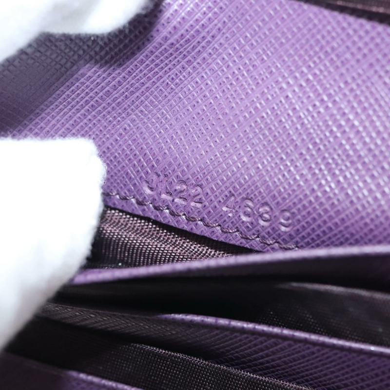 【日本直送】Salvatore Ferragamo Gancini 皮夾 皮革 紫色 金飾 正品 am9074-11