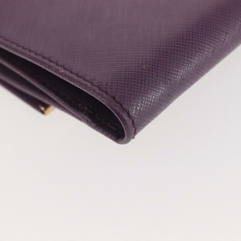 【日本直送】Salvatore Ferragamo Gancini 皮夾 皮革 紫色 金飾 正品 am9074-14