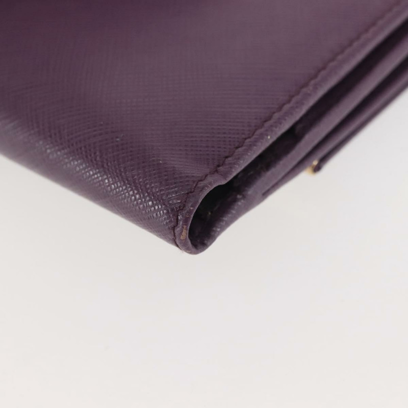 【日本直送】Salvatore Ferragamo Gancini 皮夾 皮革 紫色 金飾 正品 am9074-15