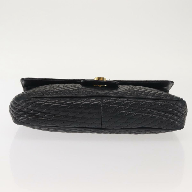 【日本直送】BALLY 鏈條單肩包 皮革 黑色 金色 正品 am9054-4