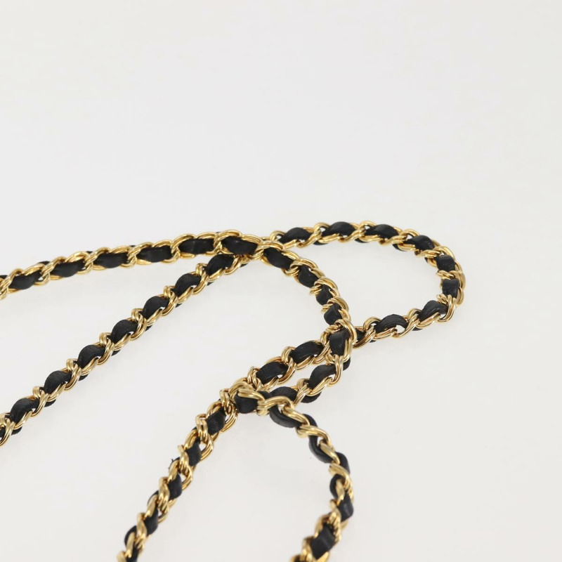 【日本直送】BALLY 鏈條單肩包 皮革 黑色 金色 正品 am9054-7