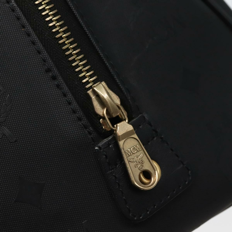 【日本直送】MCM Logoogram Vicetos 波士頓包 PVC 黑金 Auth am9026-9