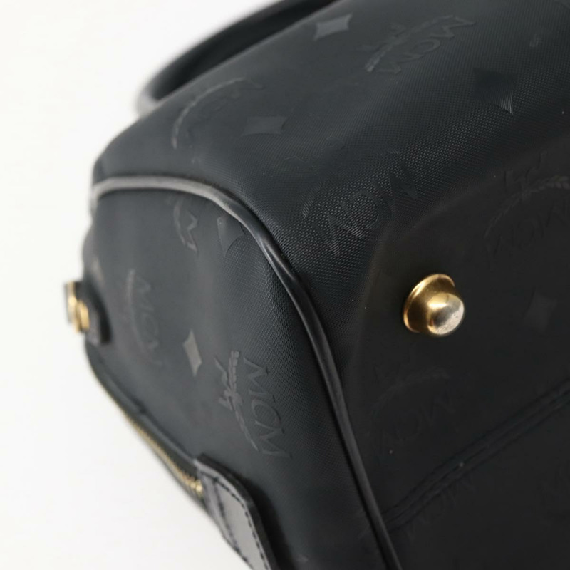 【日本直送】MCM Logoogram Vicetos 波士頓包 PVC 黑金 Auth am9026-15