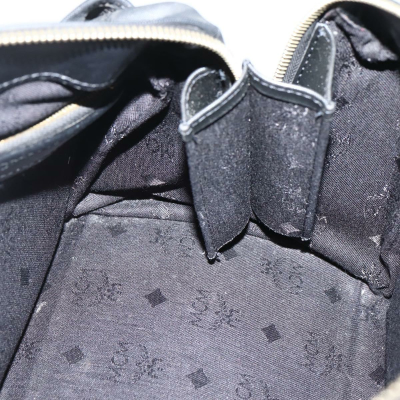 【日本直送】MCM Logoogram Vicetos 波士頓包 PVC 黑金 Auth am9026-16