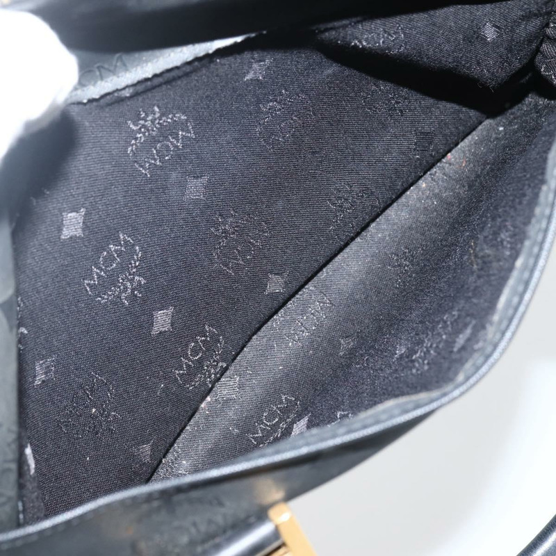 【日本直送】MCM Logoogram Vicetos 波士頓包 PVC 黑金 Auth am9026-20