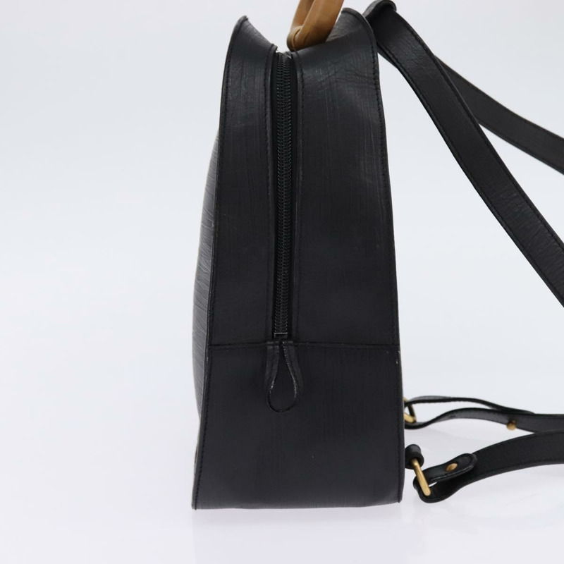 【日本直送】BALLY 皮革雙肩包 黑色 金色 正品 BA4807-2