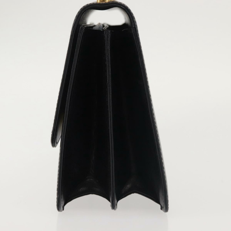 【日本直送】GUCCI 手提包 皮革 黑色 金色 正品 ep10849-2