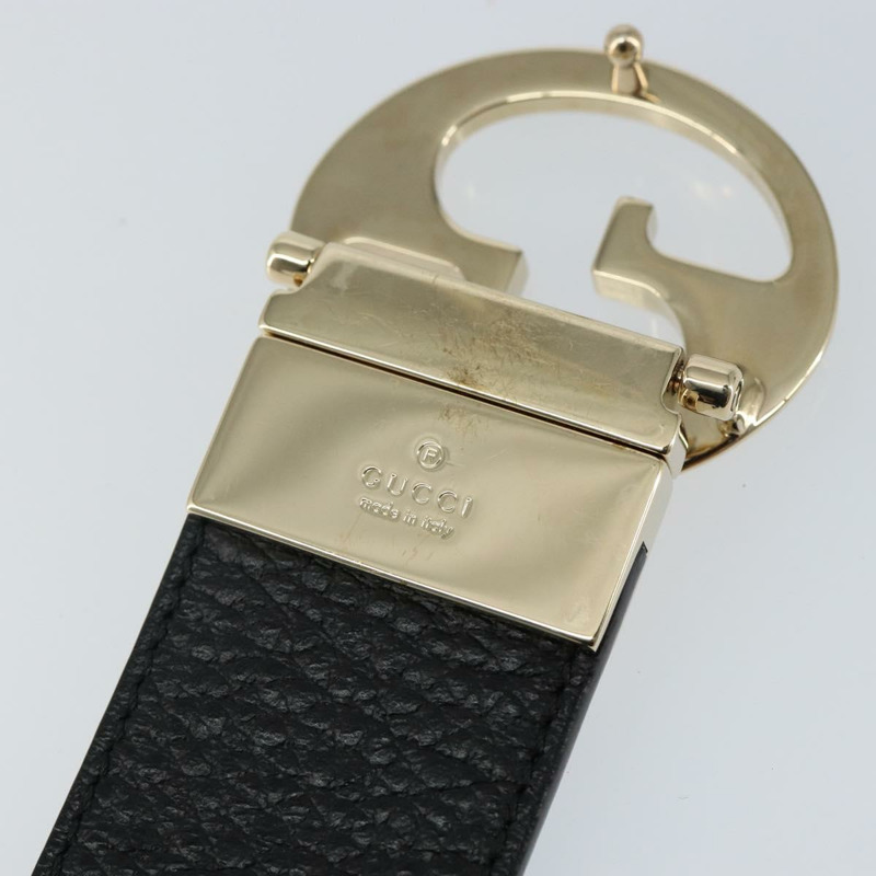 【日本直送】GUCCI 皮帶 皮革 暢貨 綠松石藍 Auth am9038-9