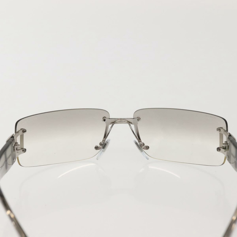 【日本直送】寶格麗 (BVLGARI) 太陽眼鏡 塑膠 銀色 Auth am9072-2