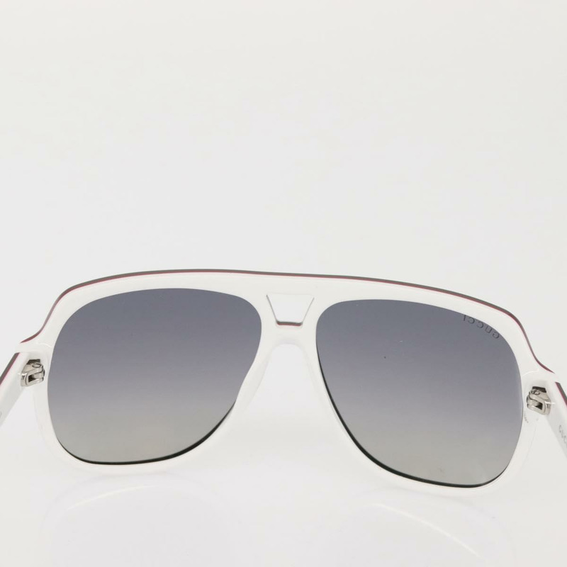 【日本直送】GUCCI 白色塑膠太陽眼鏡 正品 am9119-2