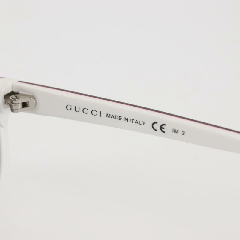 【日本直送】GUCCI 白色塑膠太陽眼鏡 正品 am9119-8