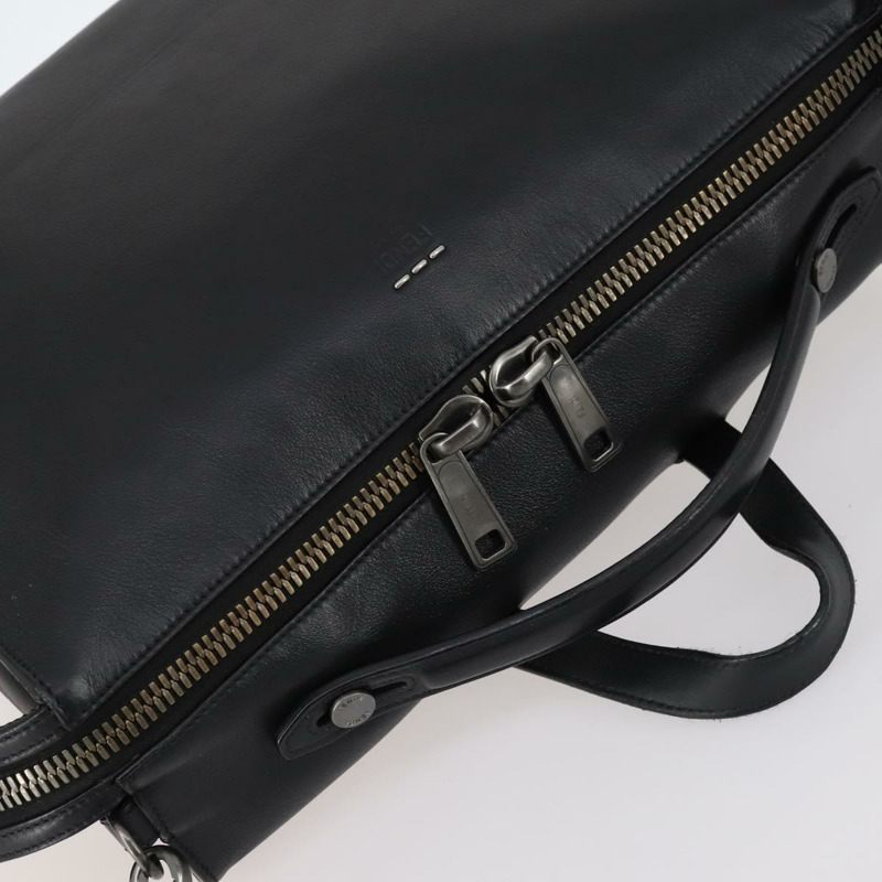 【日本直送】FENDI 手提包 皮革 兩用 黑色 正品 bs29449-5