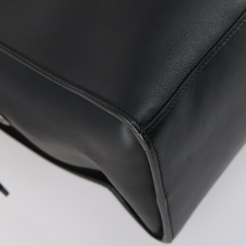 【日本直送】FENDI 手提包 皮革 兩用 黑色 正品 bs29449-8