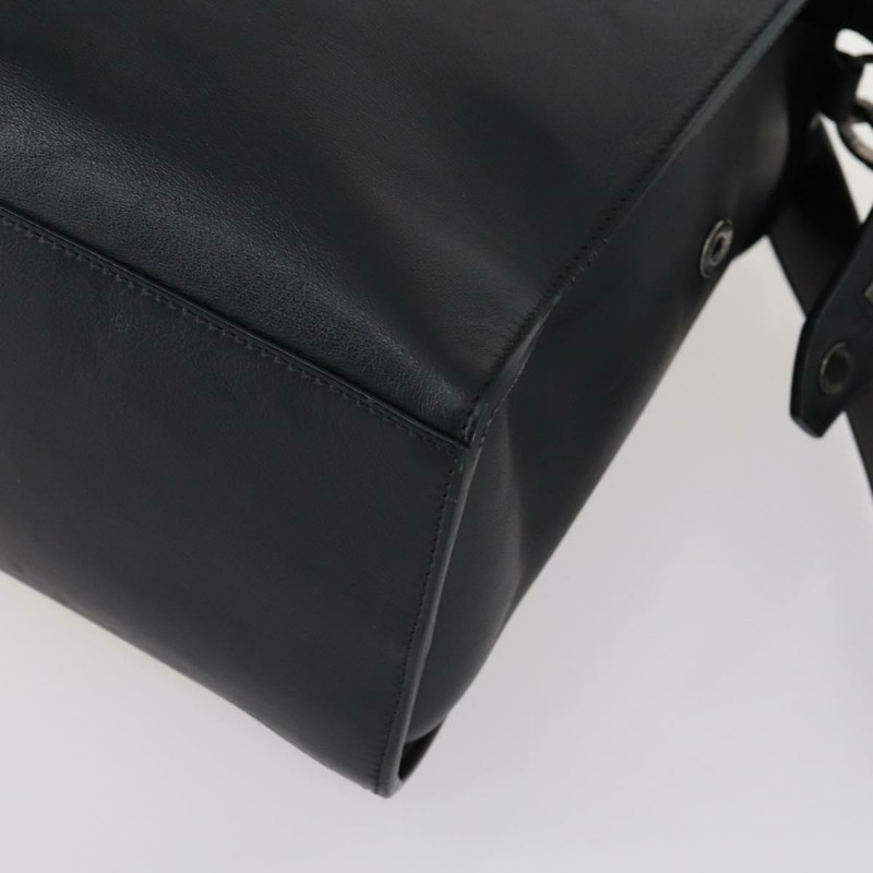 【日本直送】FENDI 手提包 皮革 兩用 黑色 正品 bs29449-15