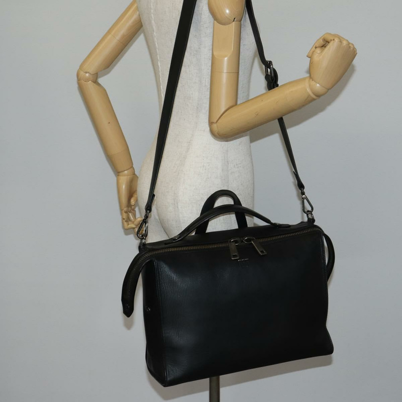 【日本直送】FENDI 手提包 皮革 兩用 黑色 正品 bs29449-23