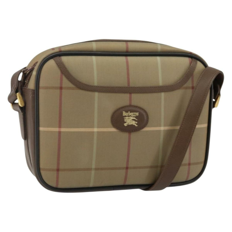 【日本直送】Burberrys Nova 格紋帆布肩包 米色 金色 正品 bs29445-0