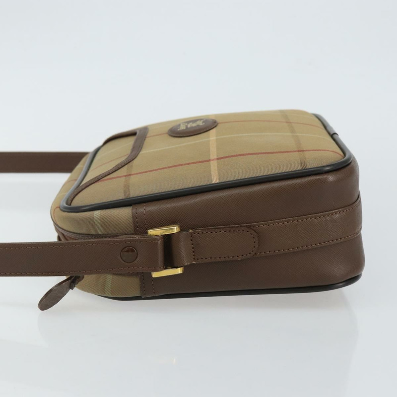【日本直送】Burberrys Nova 格紋帆布肩包 米色 金色 正品 bs29445-3