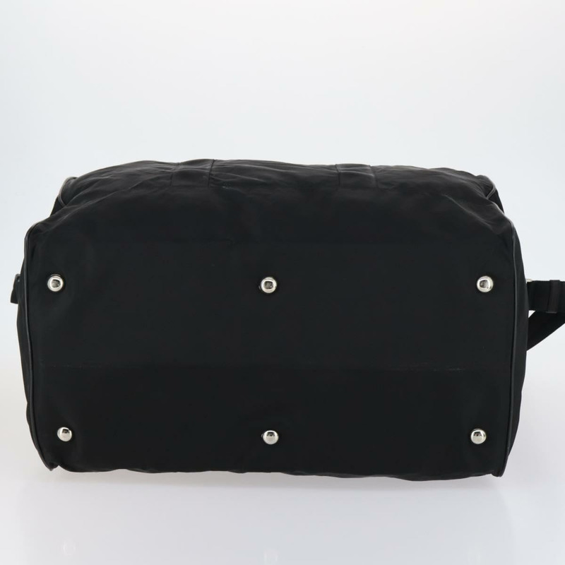 【日本直送】PRADA 波士頓包 尼龍 2way 黑色 銀色 Auth 143770-5