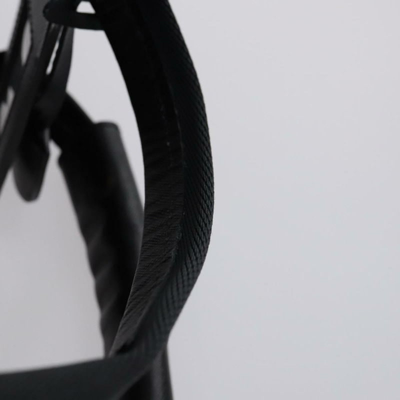 【日本直送】PRADA 波士頓包 尼龍 2way 黑色 銀色 Auth 143770-14