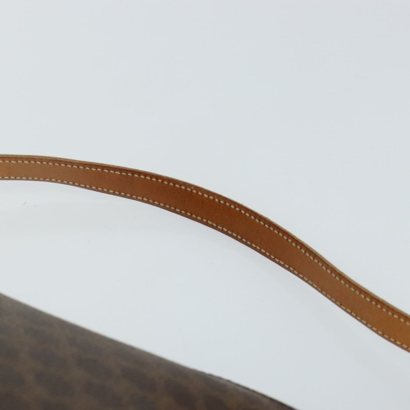 【日本直送】CELINE Macadam帆布手提包 PVC皮革 棕色 金色 正品 143725-7