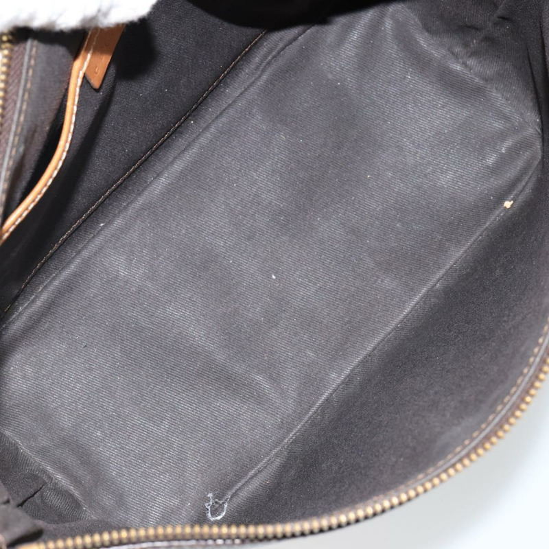 【日本直送】CELINE Macadam帆布手提包 PVC皮革 棕色 金色 正品 143725-10