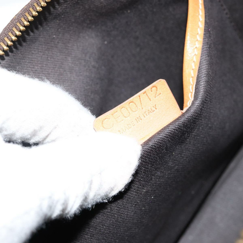 【日本直送】CELINE Macadam帆布手提包 PVC皮革 棕色 金色 正品 143725-11