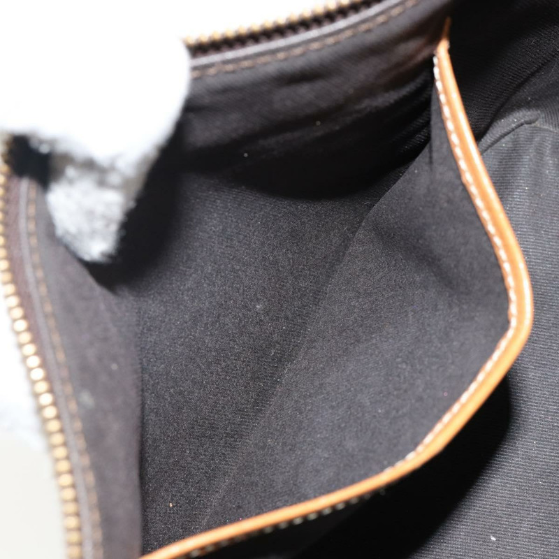 【日本直送】CELINE Macadam帆布手提包 PVC皮革 棕色 金色 正品 143725-20