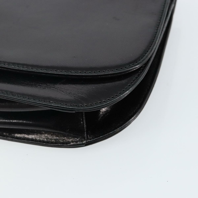 【日本直送】PRADA 黑色皮革鏈條單肩包，正品編號 143771-7