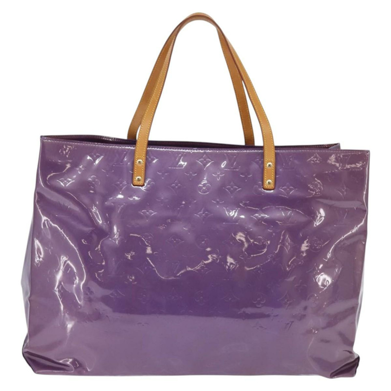 【日本直送】路易威登 Monogram Vernis Reade GM 手提包 紫色 M91085 LV 正品 143132-1