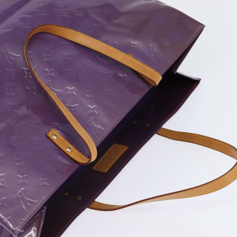 【日本直送】路易威登 Monogram Vernis Reade GM 手提包 紫色 M91085 LV 正品 143132-5
