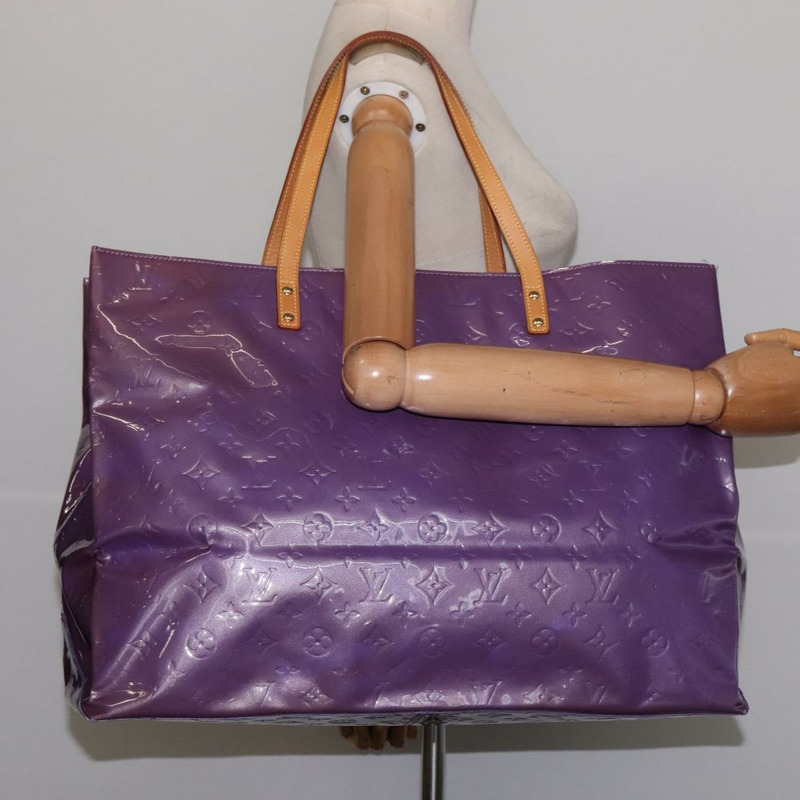 【日本直送】路易威登 Monogram Vernis Reade GM 手提包 紫色 M91085 LV 正品 143132-19