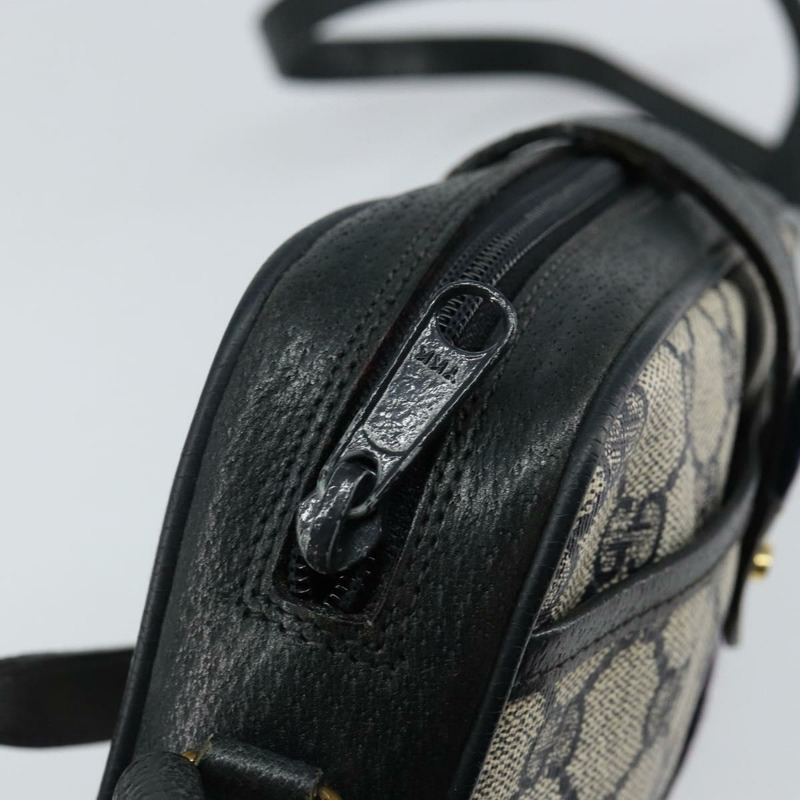 【日本直送】GUCCI GG Supreme Sherry Line 單肩包 PVC 海軍藍 金色 89 02 055 正品 143138-9