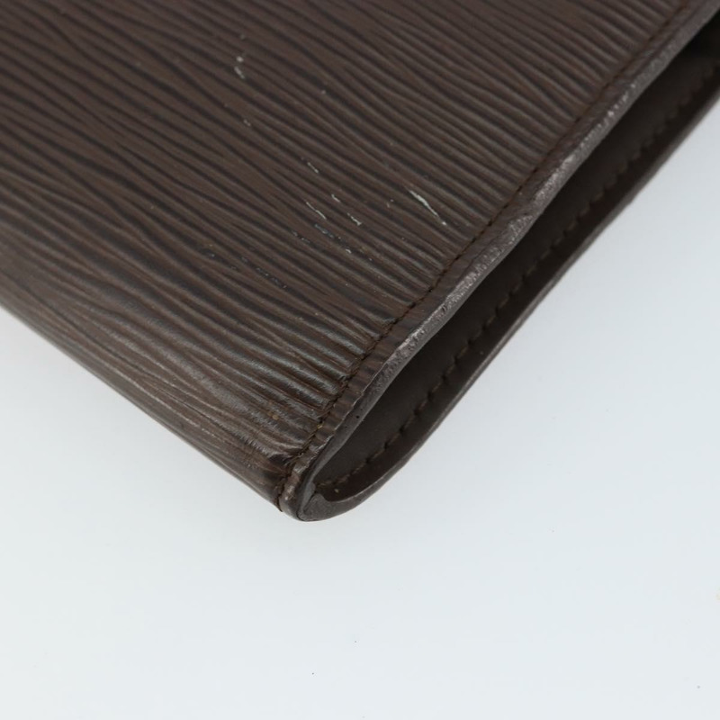 【日本直送】路易威登 Epi Pochette 配件袋摩卡咖啡 M5294D LV 正品 143110-8