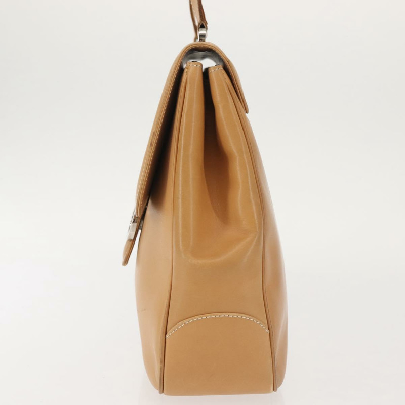 【日本直送】Salvatore Ferragamo Gancini 單肩包 皮革 棕色 銀色 正品 135337-2