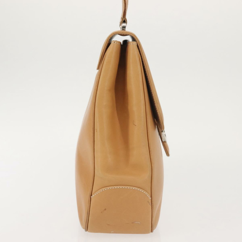 【日本直送】Salvatore Ferragamo Gancini 單肩包 皮革 棕色 銀色 正品 135337-3