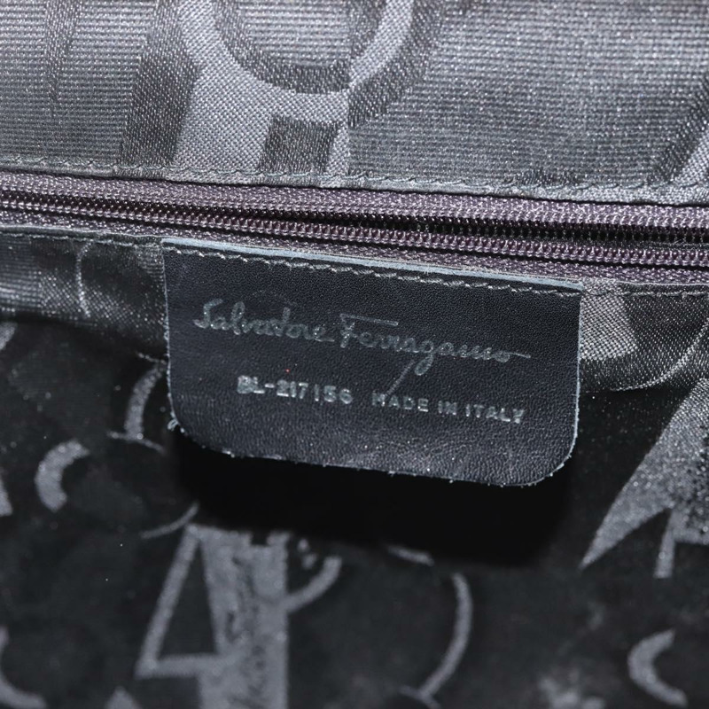 【日本直送】Salvatore Ferragamo Gancini 單肩包 皮革 棕色 銀色 正品 135337-11