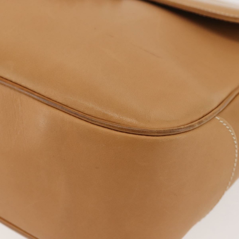 【日本直送】Salvatore Ferragamo Gancini 單肩包 皮革 棕色 銀色 正品 135337-14